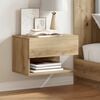 vidaXL Wall-mounted Bedside Cabinets 2 pcs Artisian Oak