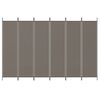 vidaXL 6-Panel Room Divider Anthracite 300x200 cm Fabric