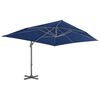 vidaXL Cantilever Garden Parasol with Aluminium Pole 4x3 m Azure Blue