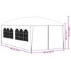 vidaXL Party Tent 3x6 m Anthracite