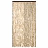 vidaXL Fly Curtain Beige 100x200 cm Chenille