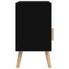 vidaXL Bedside Cabinets 2 pcs Black 40x30x55 cm Engineered Wood
