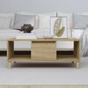 vidaXL Coffee Table Sonoma Oak 90x50x36,5 cm Engineered Wood