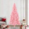 vidaXL Christmas Tree with 300 LEDs with Stand Pink 240 cm PVC