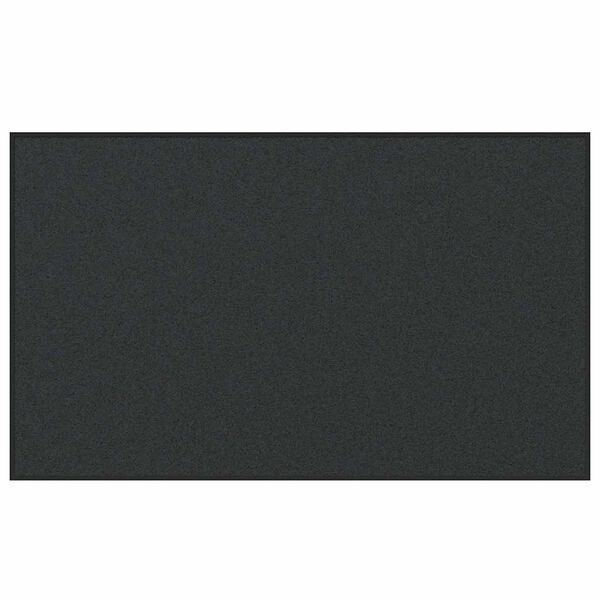 vidaXL Doormat Other Black 90 x 150 cm Polypropylene and vinyl