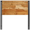 vidaXL Headboard 100 cm Solid Wood Acacia and Iron