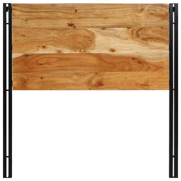 vidaXL Headboard 100 cm Solid Wood Acacia and Iron
