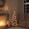 vidaXL LED Christmas Tree with Baubles 100 LEDs Warm White 150 cm