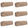 vidaXL Throw Blankets 6 pcs Camel 280 x 210 cm Fleece