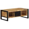 vidaXL Coffee Table 90x50x36 cm Solid Rough Wood Mango