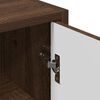 vidaXL Bathroom Cabinet Wall-mounted Brown Oak 39 x 23.5 x 65 cm