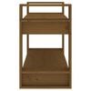 vidaXL Book Cabinet/Room Divider Honey Brown 80x35x56.5 cm Solid Wood