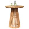 vidaXL Side Table Brown 70 x 70 x 75 cm Solid Teak Wood