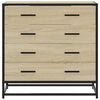 vidaXL Drawer Cabinet Sonoma Oak 70x41x70 cm Engineered Wood