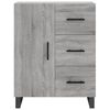 vidaXL Highboard Grey Sonoma 69.5x34x180 cm Engineered Wood