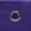 vidaXL Storage Boxes 4 pcs Purple 32x32x32 cm Fabric