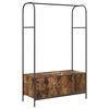 vidaXL Clothes Rack Brown Oak 100 x 44 x 160 cm Engineered Wood
