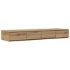 vidaXL Storage Bed Frame Artisan Oak 120 cm Engineered Wood