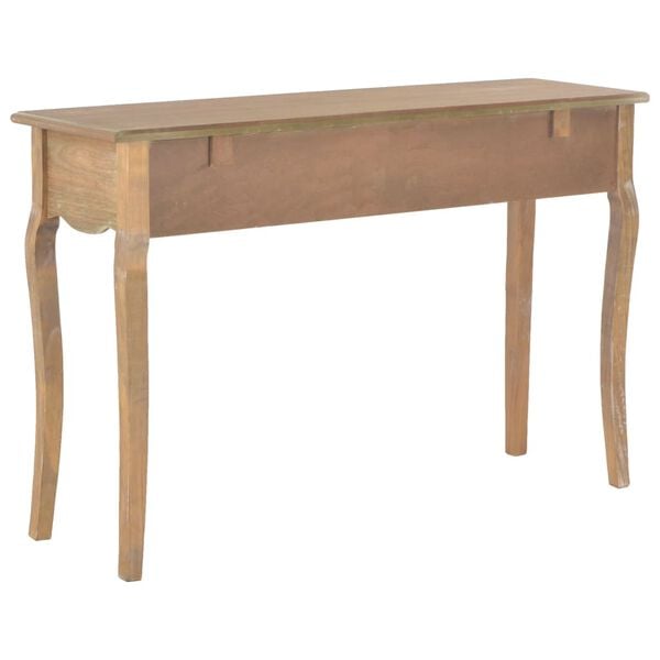 vidaXL Console Table with 2 Drawers 110x35x76 cm Engineered wood