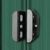 vidaXL Garden Shed Green Metal