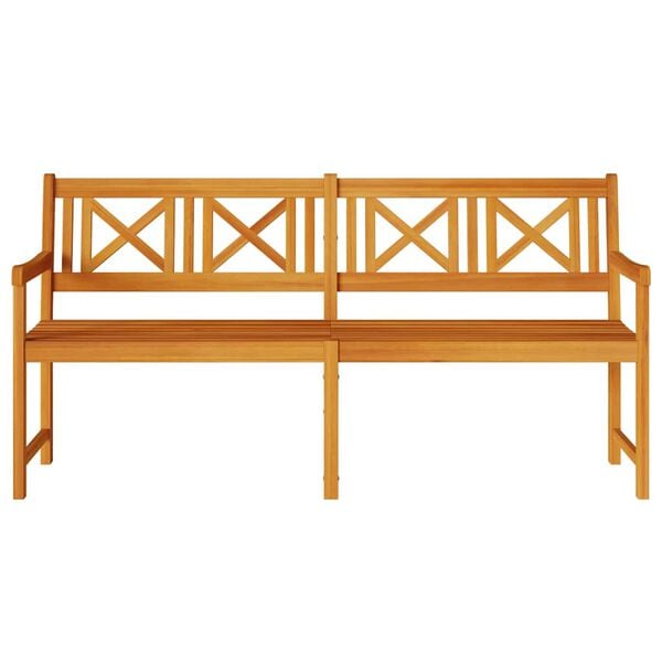 vidaXL Garden Bench Brown 180 x 56 x 90 cm Solid Acacia Wood
