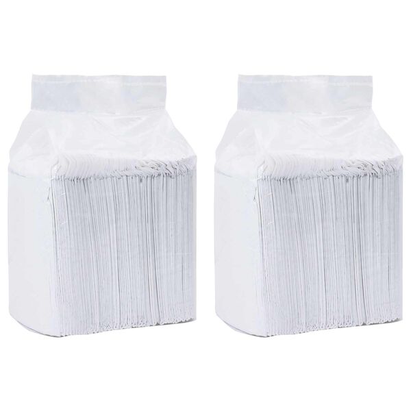 vidaXL Pet Training Pad Plain 100 pcs 60 x 60 cm