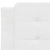 vidaXL Bed Frame without Mattress "Zadar" White 90x200 cm Faux Leather