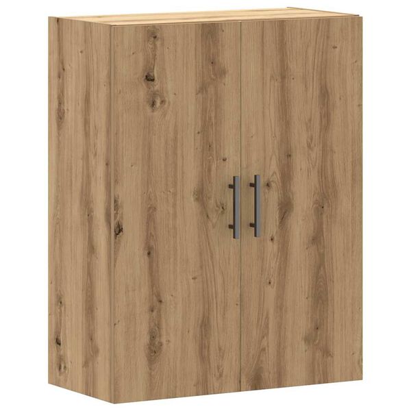 vidaXL Wall Mounted Cabinet Artisan Oak 69.5x34x90 cm