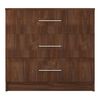 vidaXL Chest of Drawers Engineered Wood 71x35x68 cm Brown Oak