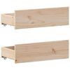 vidaXL Bed Frame without Mattress with Headboard 135x190 cm Double Solid Wood Pine