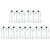 vidaXL Garden Fence 5 pcs Steel Green