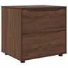 vidaXL Storage Cabinet Brown Oak 60 x 48 x 57 cm Engineered Wood