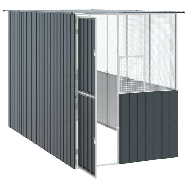 vidaXL Bird Cage Anthracite 315 x 167 x 200 cm Galvanised steel
