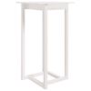 vidaXL Bar Table White 60x60x110 cm Solid Wood Pine