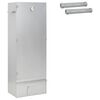 vidaXL Smoker Oven 3 pcs 44.5 x 29 x 110 cm Galvanised steel Silver