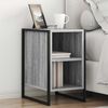 vidaXL Bedside Table Grey Sonoma 39.5 x 30 x 50 cm Engineered Wood