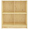 vidaXL Sideboard 70x33x76 cm Solid Pinewood