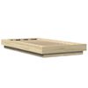 vidaXL Bed Frame with LED Lights without Mattress Sonoma Oak 90x190cm