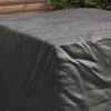 vidaXL Furniture Cover Plain Black 125 x 125 x 74 cm Fabric