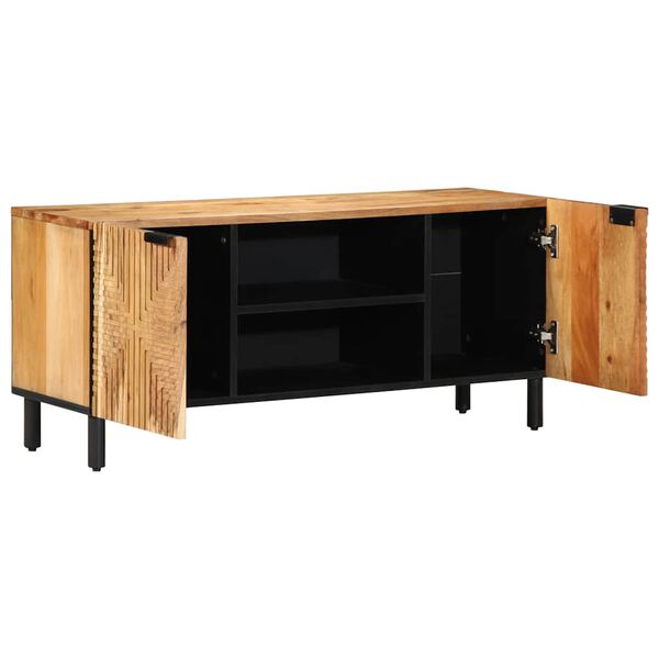 vidaXL TV Cabinet 105x33x46 cm Solid Wood Acacia