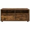 vidaXL TV Cabinet Smoked Oak 100 x 48 x 43 cm Engineered Wood