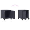 vidaXL Bedside Cabinets 2 pcs Anthracite 36x39x43.5 cm Steel