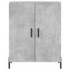 vidaXL Sideboard Concrete Grey 69.5x34x90 cm Engineered Wood