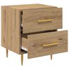 vidaXL Bedside Cabinet Artisan Oak 40 x 35 x 47.5 cm Engineered Wood