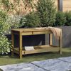 vidaXL Garden Bench 82.5x35x45 cm Impregnated Wood Pine