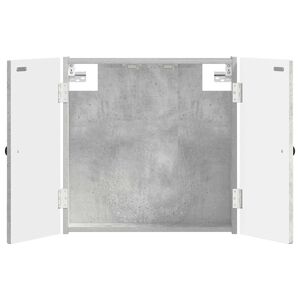 vidaXL Dartboard Cabinet EDE Concrete Grey 52.5 x 10.5 x 53.5 cm