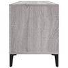 vidaXL Record Cabinet Grey Sonoma 100x38x48 cm Engineered Wood