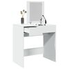 vidaXL Dressing Table with Mirror White 73x46.5x120 cm