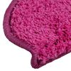 vidaXL Stair Mats 30 pcs 65x21x4 cm Pink Half Round Large