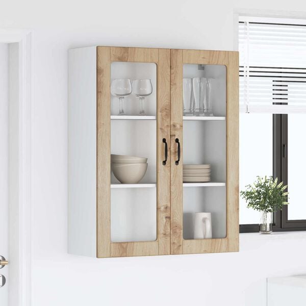 vidaXL Kitchen Cabinet Kalmar Artisan Oak 80 x 31 x 100 cm